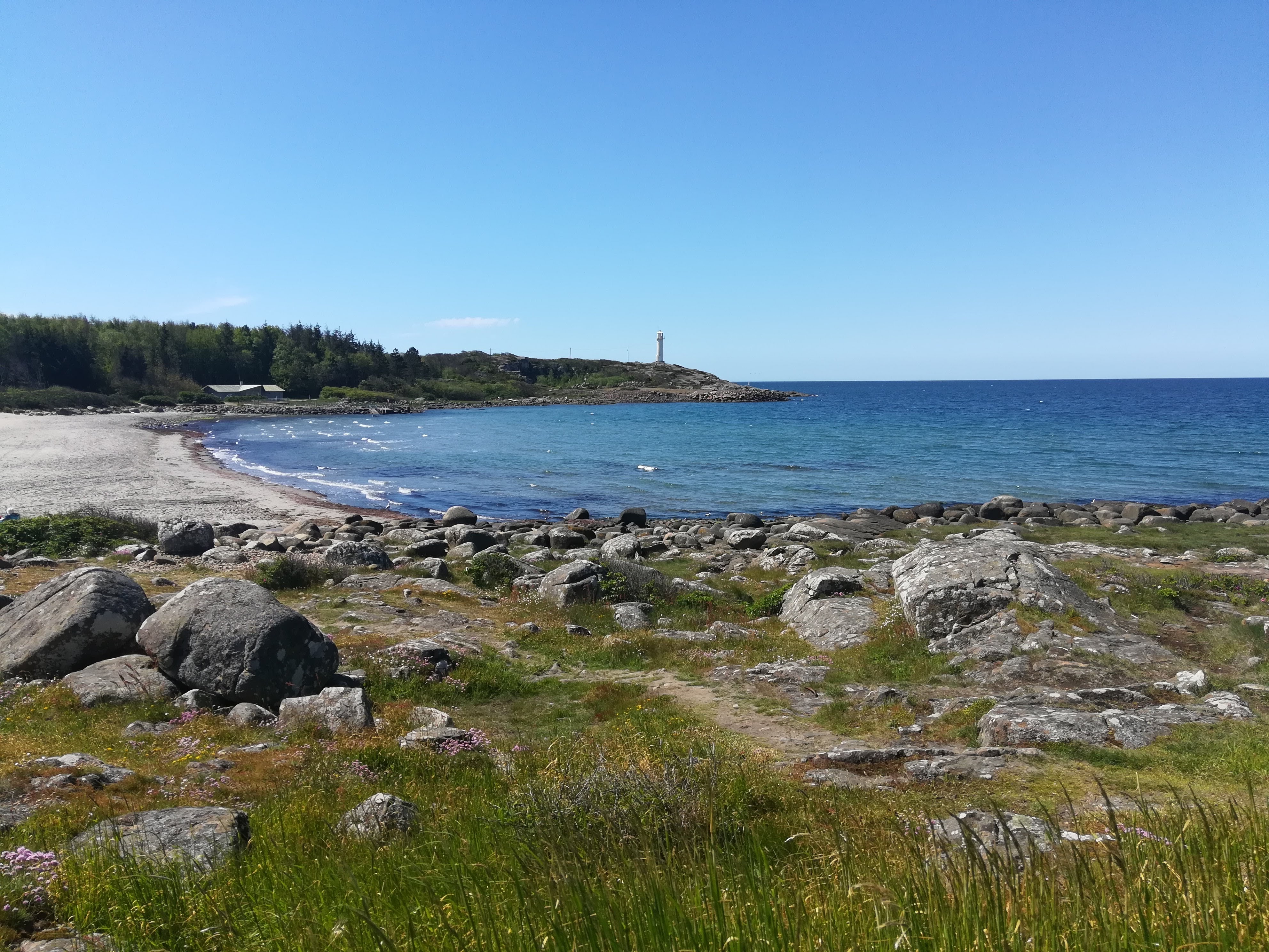 Sea landscape in Sweden Varberg